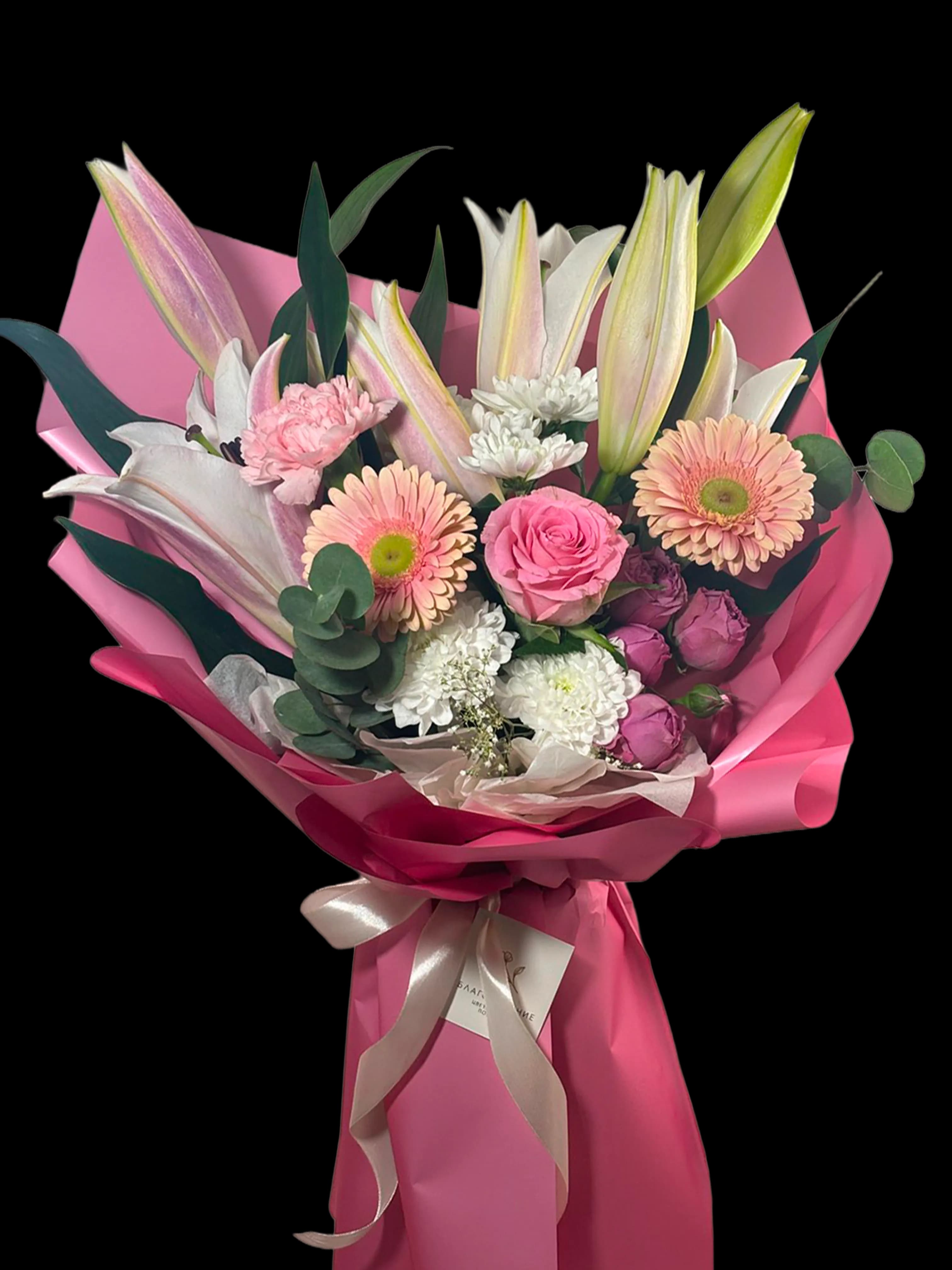 Buket ljiljana i gerbera