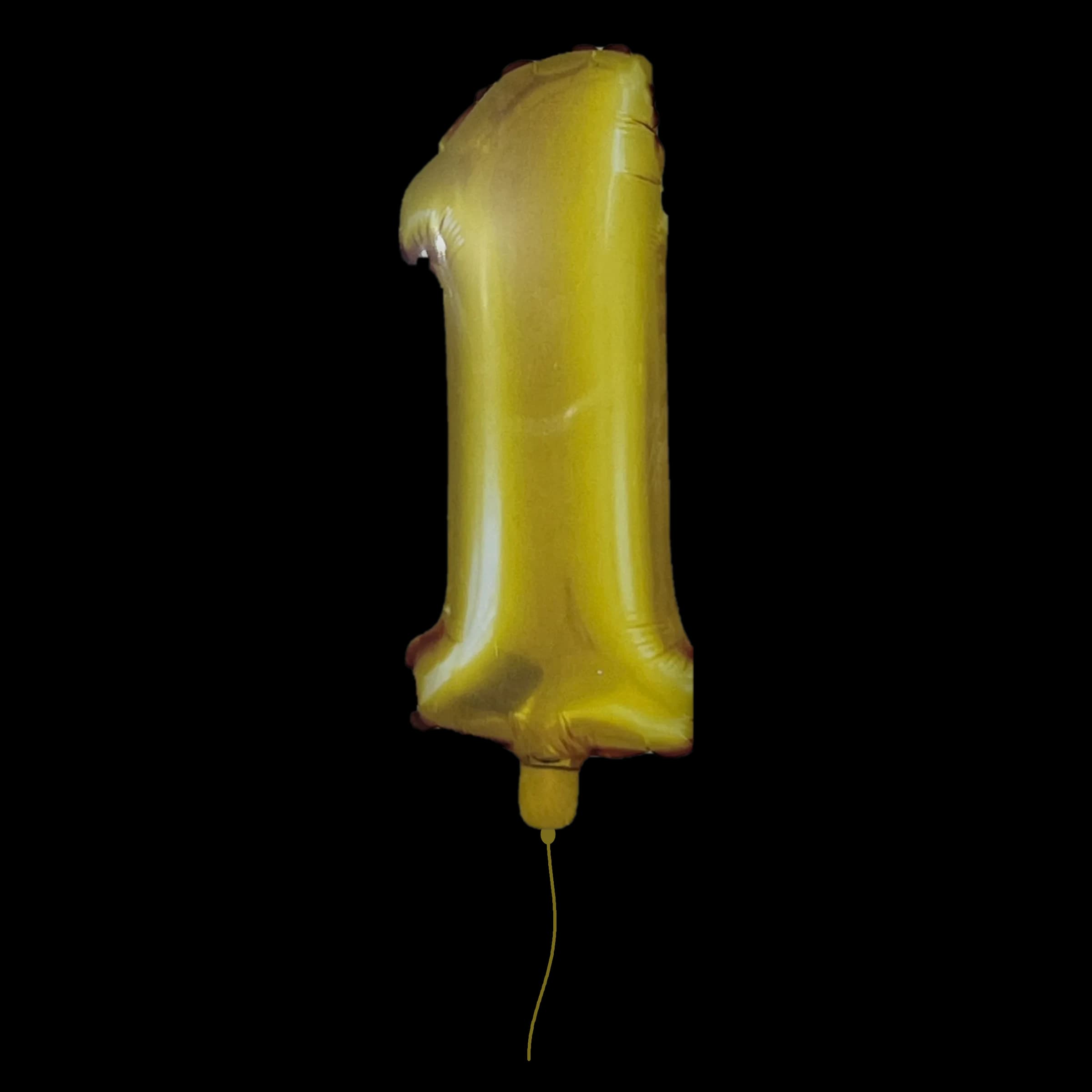 Balon broj 1 - zlatni (80 cm)